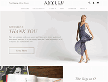 Tablet Screenshot of anyilu.com